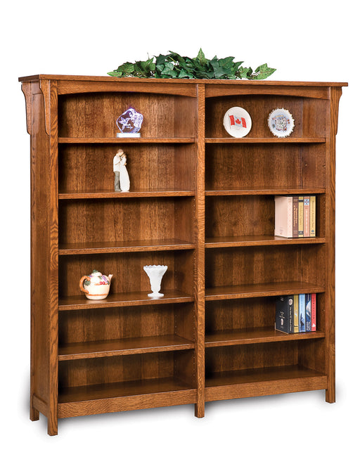 Bridger Mission 10 shelf double bookcase