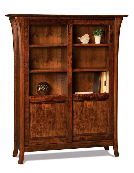 Ensenada 8 shelf 2 door bookcase