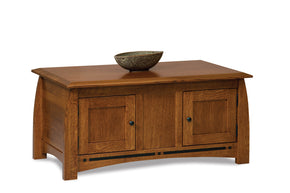Boulder Creek Enclosed Coffee Table w/Doors