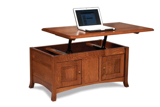 Carlisle Enclosed Lift Top Coffee Table w/Doors