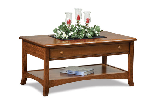 Carlisle Open Coffee Table w/Drawer