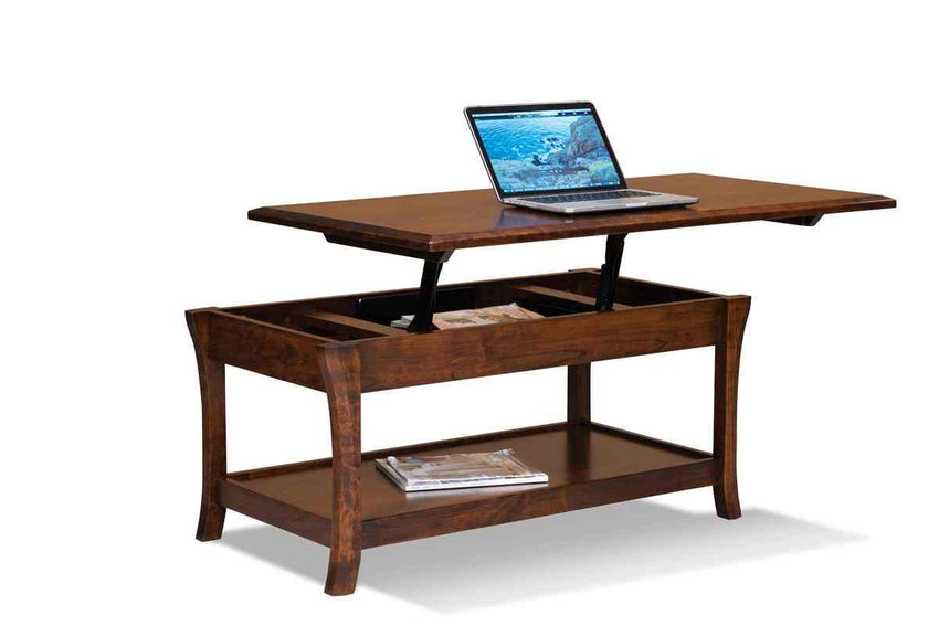 Ensenada Open Lift Top Coffee Table w/Counter weight