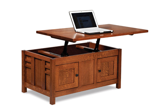 Kascade Enclosed Lift Top Coffee Table w/Doors