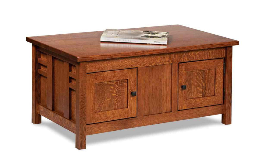 Kascade Enclosed Sofa Table w/Drawer, Doors & Shelf