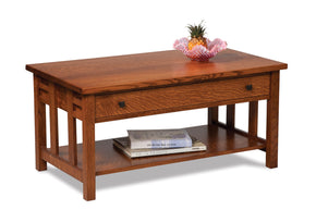 Kascade Open Coffee Table w/Drawer