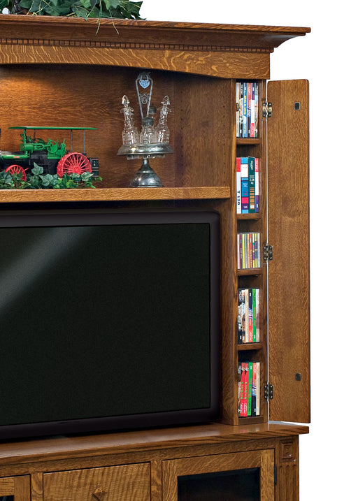 Manhattan Mission 2 door, 3 drawer, 2 pc. Home Theater Entertainment Center