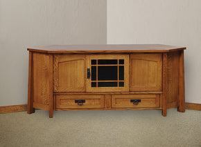 Modesto 3 door, 2 drawer Corner LCD Stand