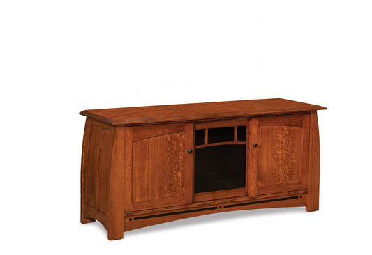 Boulder Creek Media Stand - Sliding Doors