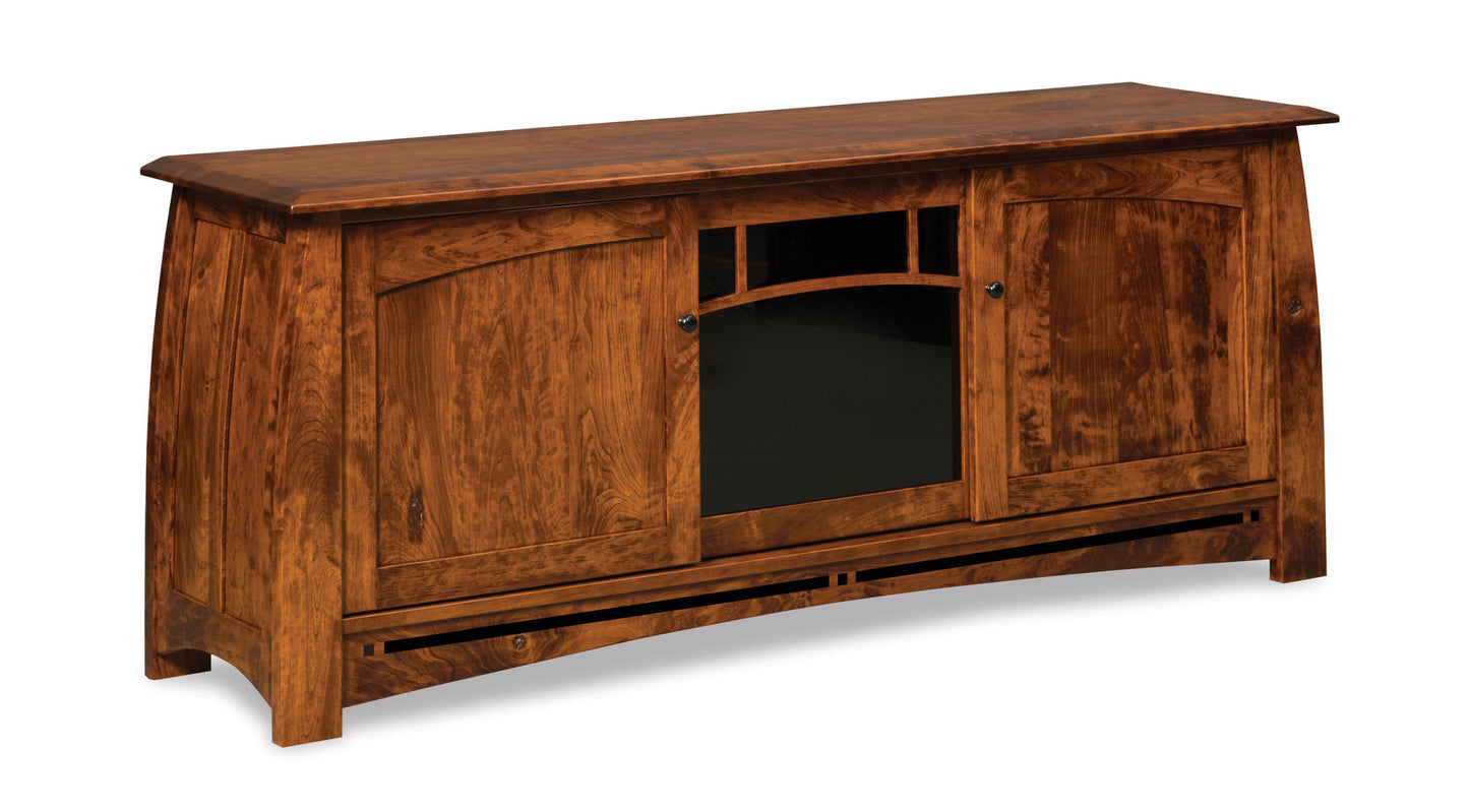 Boulder Creek Media Stand - Sliding Doors