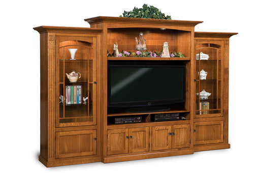 Manhattan Mission 55½” & 60½" Wide TV area, 3 pc. Wall Unit