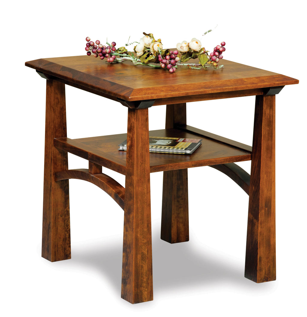 Wood Coffee Tables MissionStyle Amish Coffee Table — Plain and