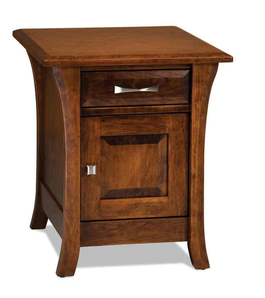 Ensenada Enclosed End Table w/Drawer & Door