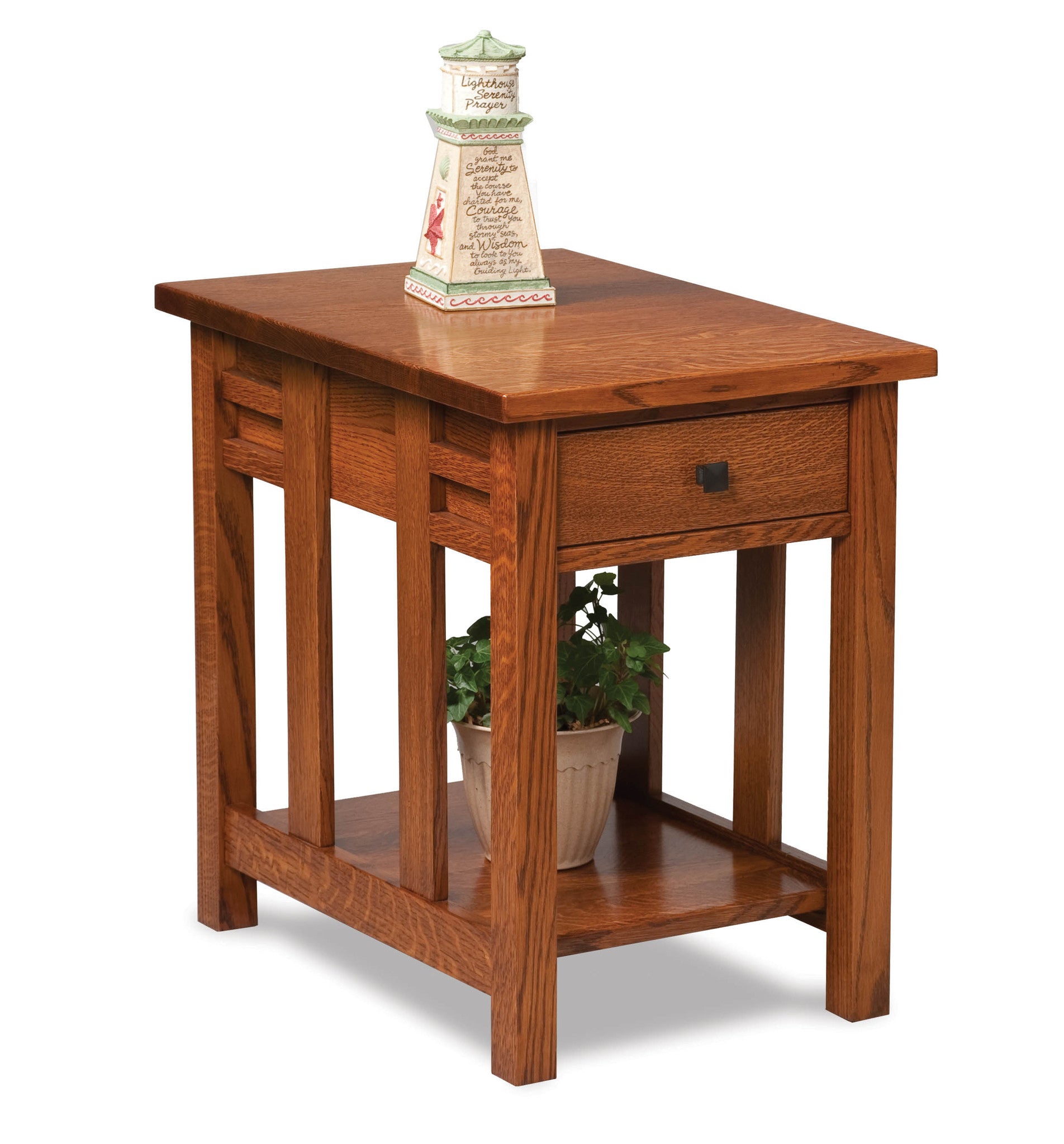 Kascade Open End Table w/Drawer – Plain and Simple Furniture