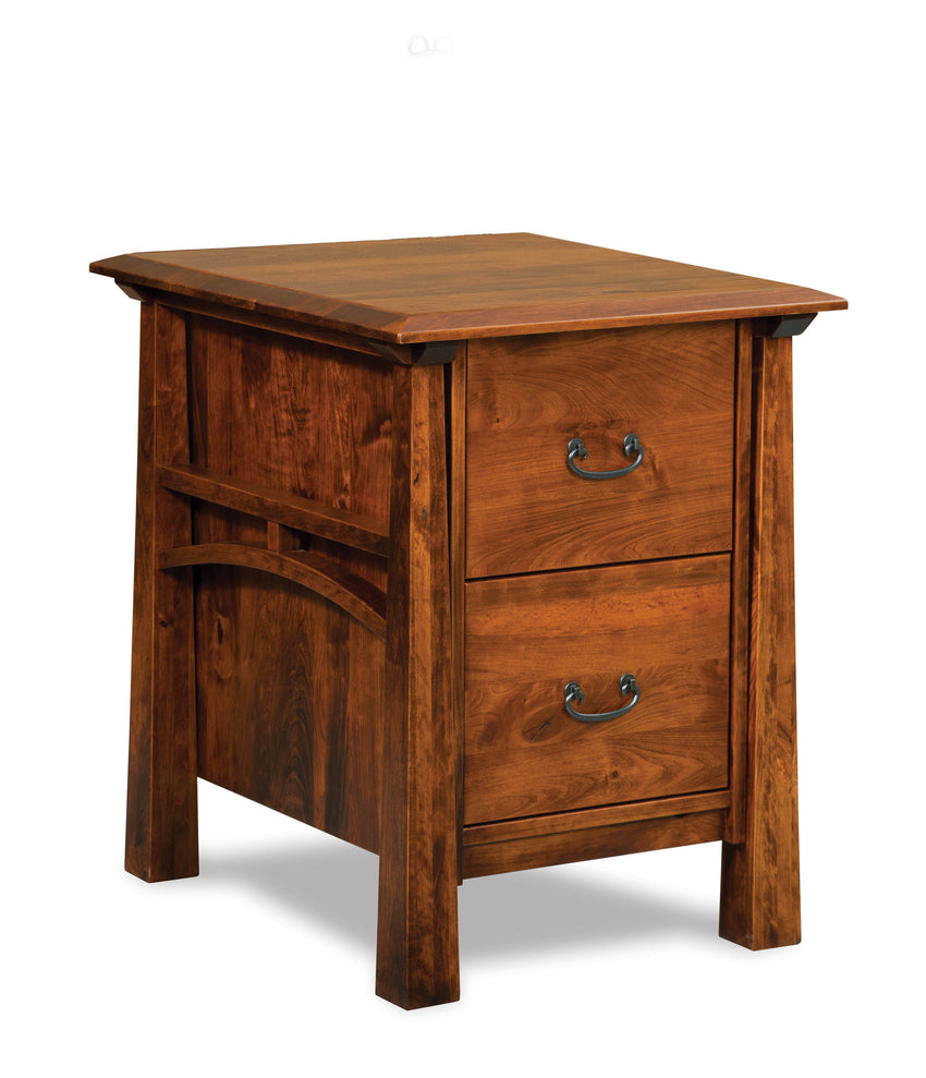 Artesa 2 drawer file cabinet w/unfinished backside