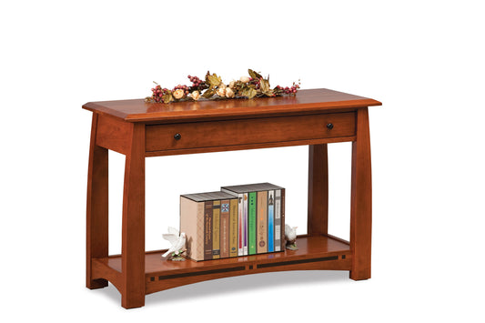 Boulder Creek Open Sofa Table w/Drawer