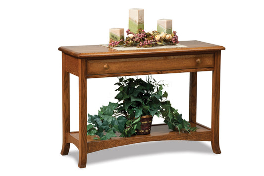 Carlisle Open Sofa Table w/Drawer