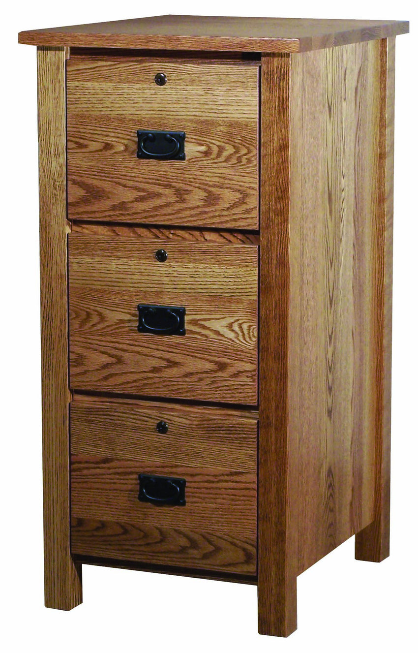 Classic Mission 3 Drawer File Cabinet