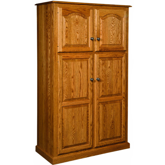 Lux Traditional 4-Door Pantry w/rollout shelf