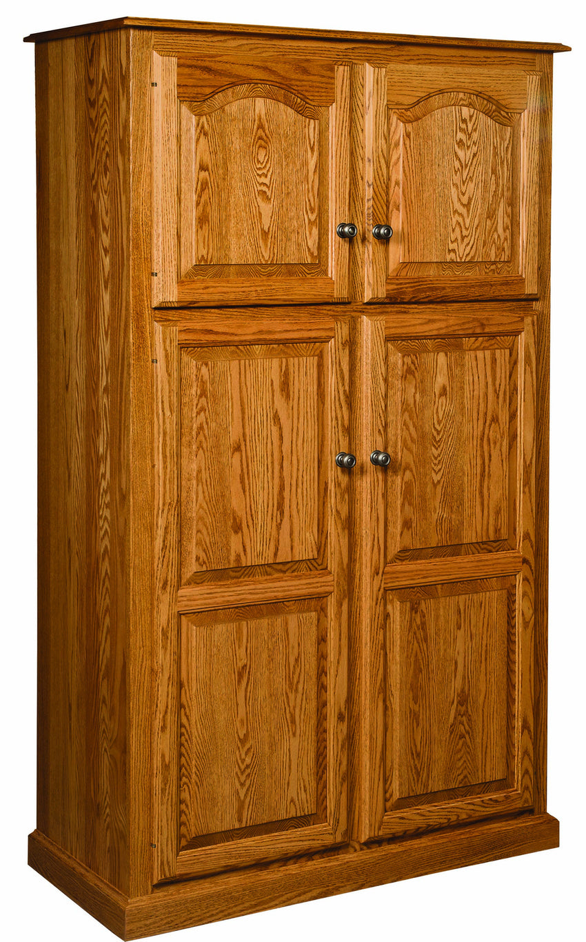 Lux Traditional 4-Door Pantry w/rollout shelf