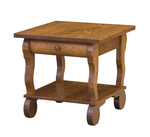Hampton End Table Open
