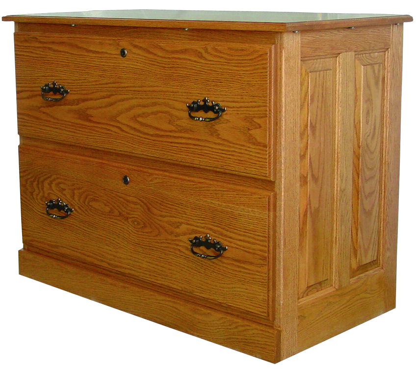 Heirloom Traditional Lateral File Cabinet with Raised Panel Sides