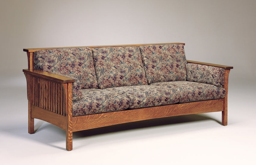 High Back Slat Sofa