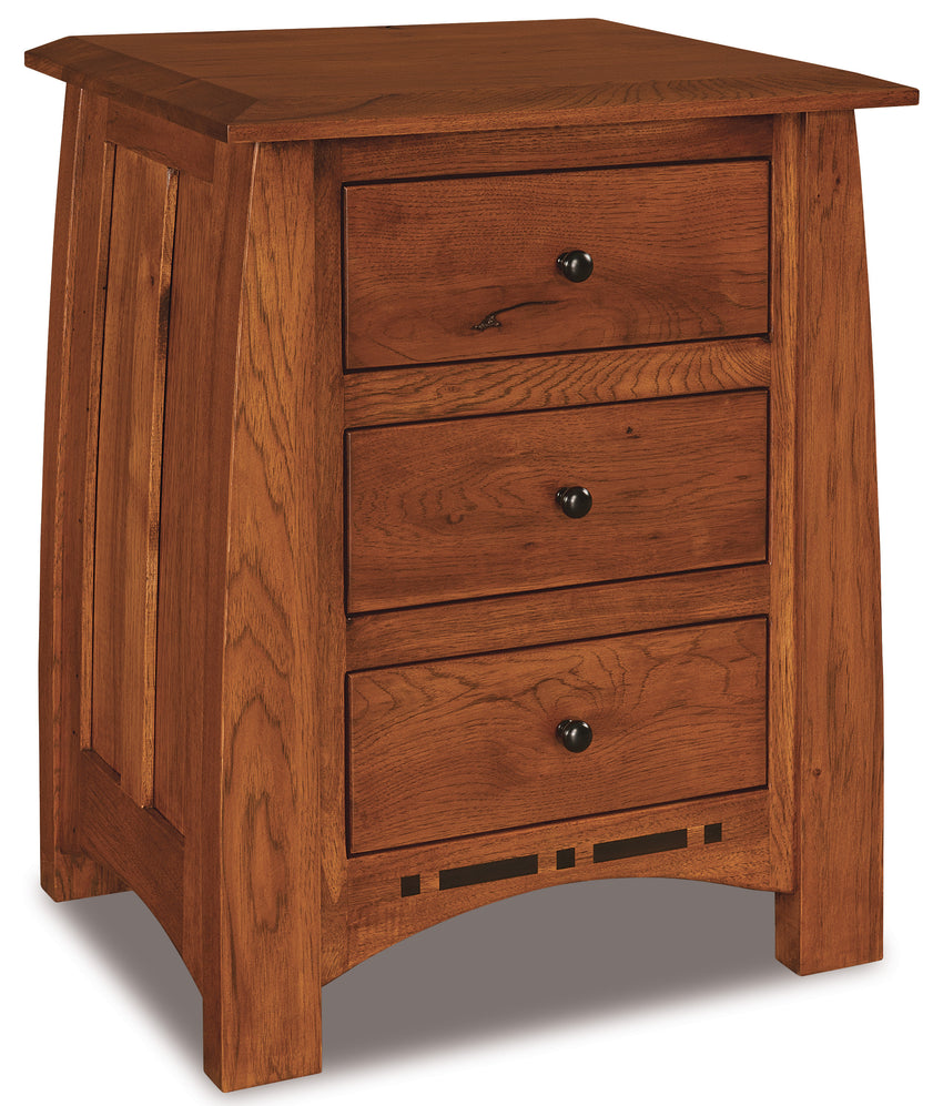 Boulder Creek 3 Drawer Nightstands