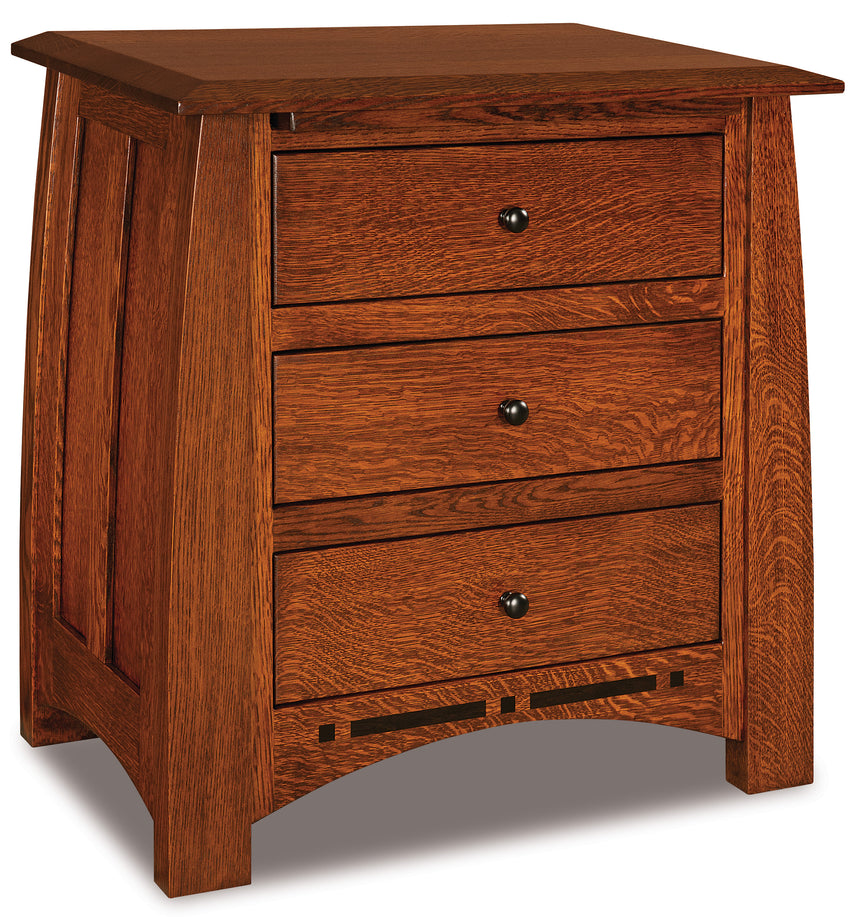 Boulder Creek 3 Drawer Nightstands