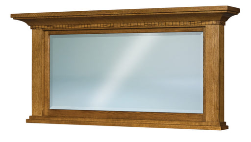 Empire Beveled Square Post Crown Mirror