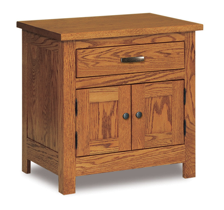 Flush Mission Door and Drawer Nightstands