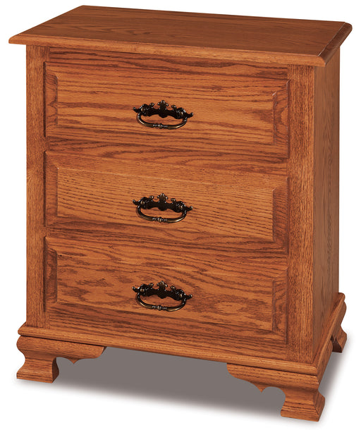 Hoosier Heritage Taller Nightstand, 3 drawers