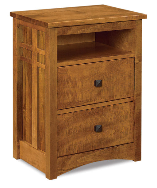 Kascade 2 Drawer Nightstand with Opening