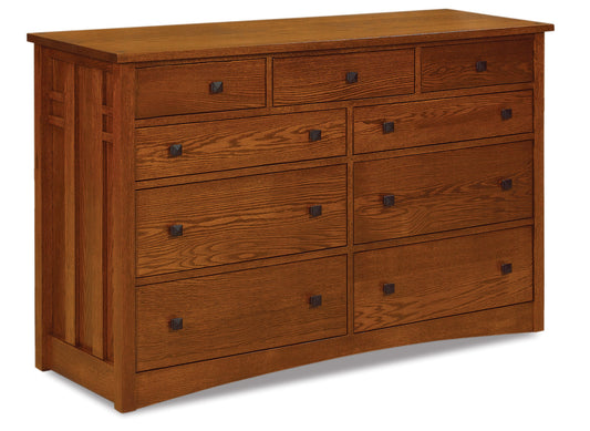 Kascade 9 Drawer Mule Dresser