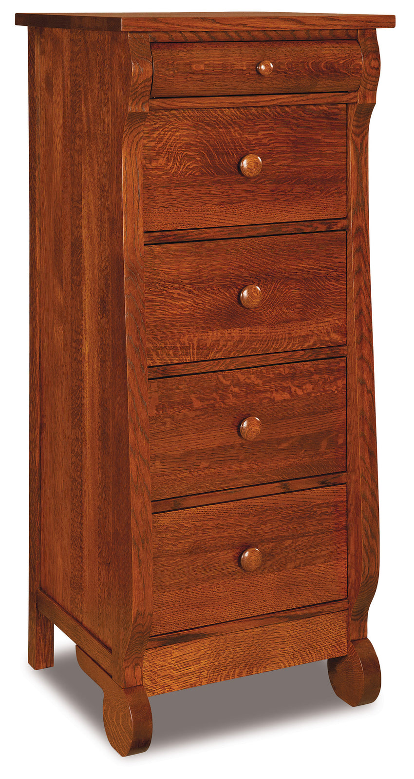 Old Classic Sleigh 5 Drawer Lingerie Chest