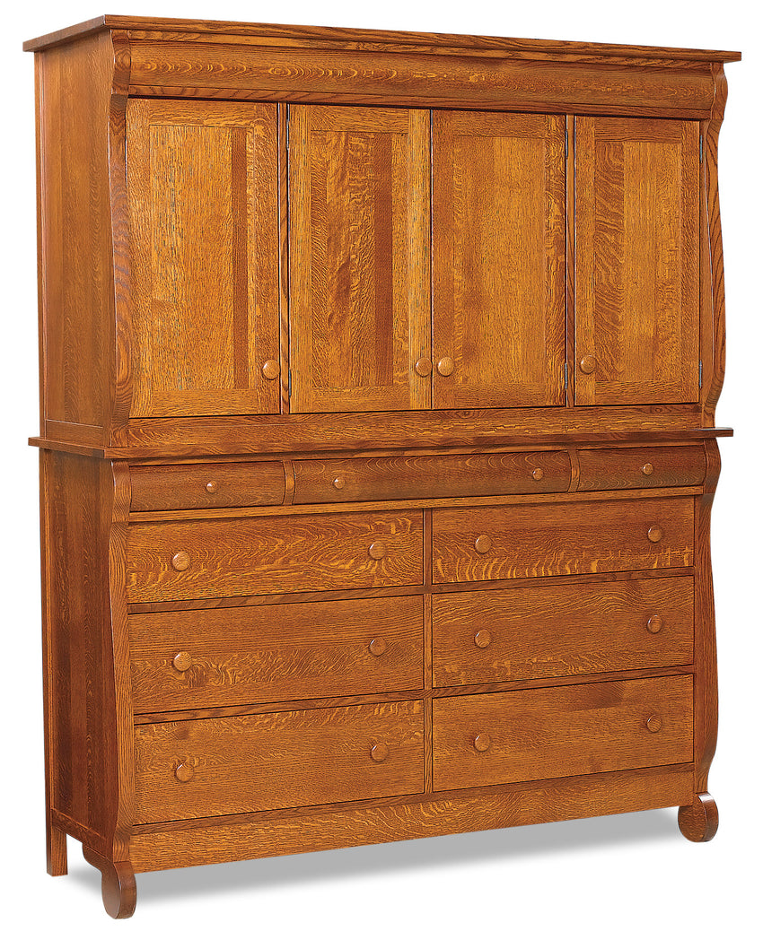Old Classic Sleigh 2pc Mule Chest