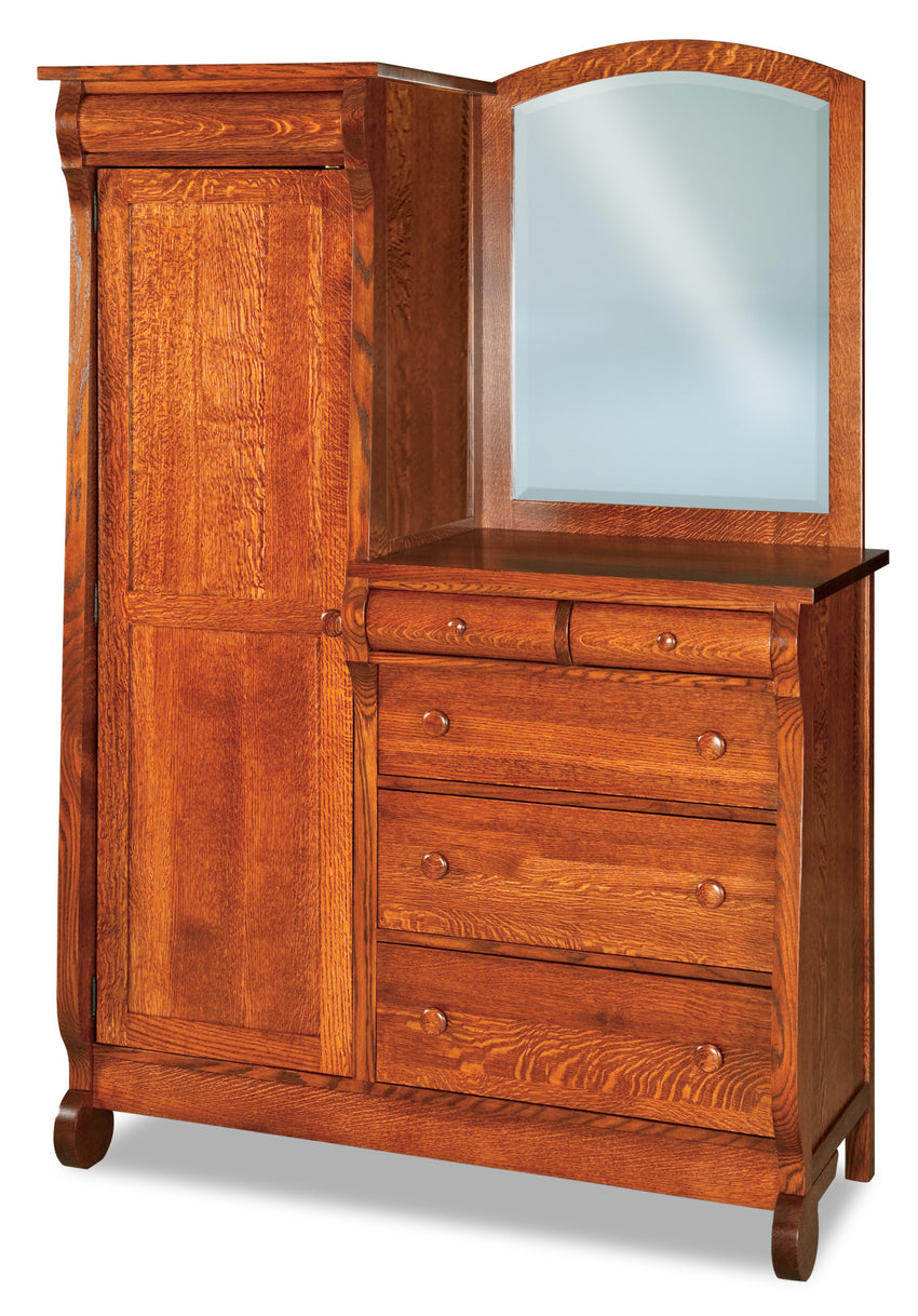 Old Classic Sleigh L Dresser Mirror