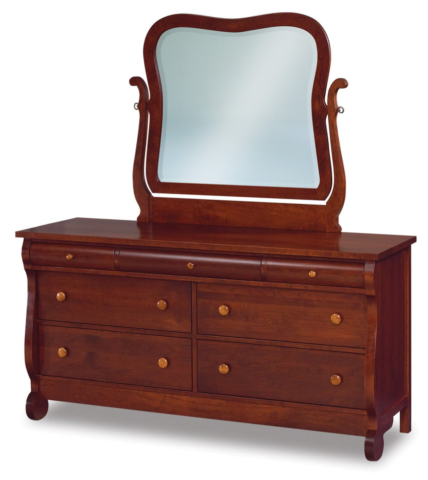 Old Classic Sleigh 7 Drawer Dresser