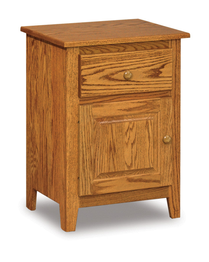 Shaker 1 Drawer, 1 Door Nightstand