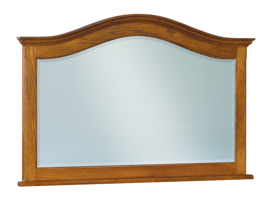 Shaker Beveled Arched Crown Top Chest Mirror