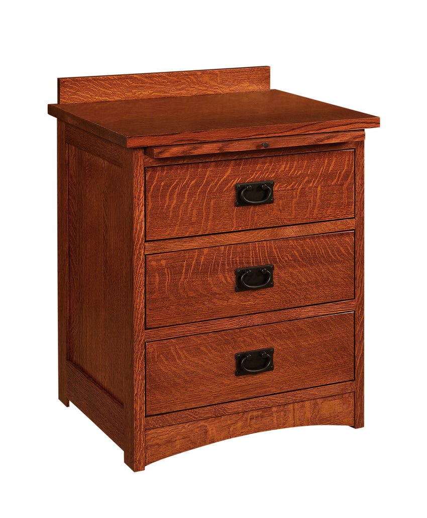 Jacobson Nightstand, 3 Drawer, 1 Pull Out