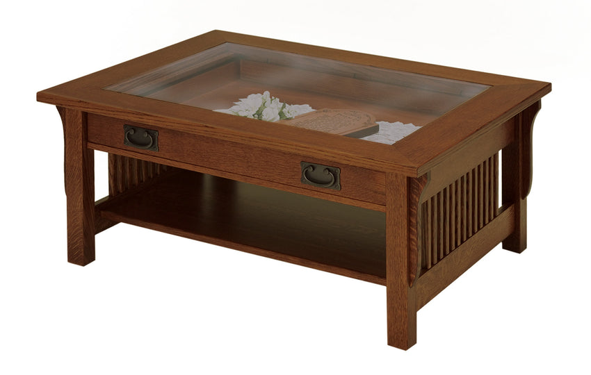 Landmark Glass Top Coffee Table
