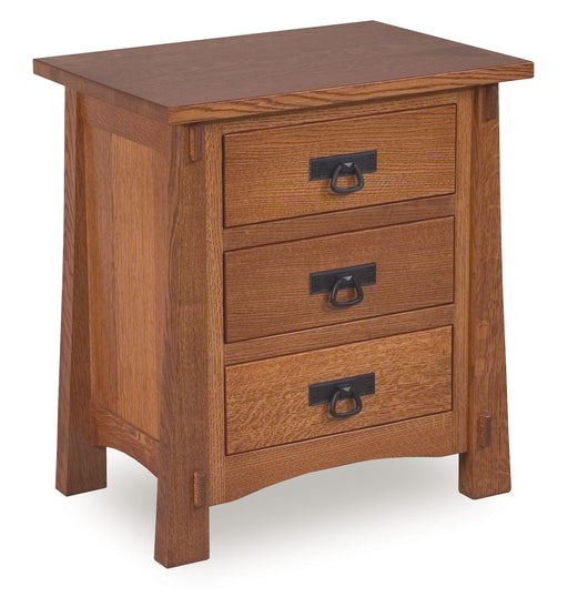 Modesto 27"H Nightstand, 3 Drawer