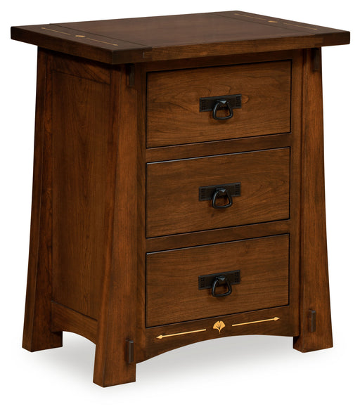 Mesa 3 Drawer Night Stand