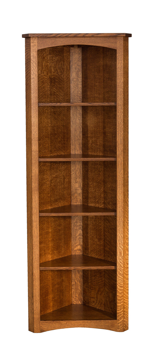 Mission Corner Bookcase