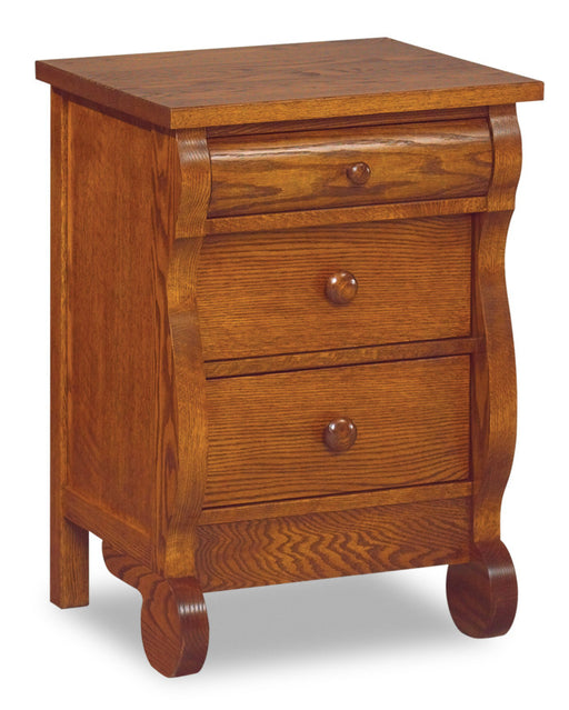 Old Classic Sleigh Small 3 Drawer Nightstand