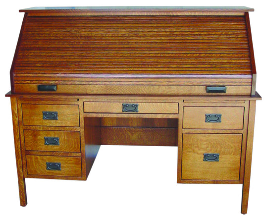 Post Mission Rolltop Desk