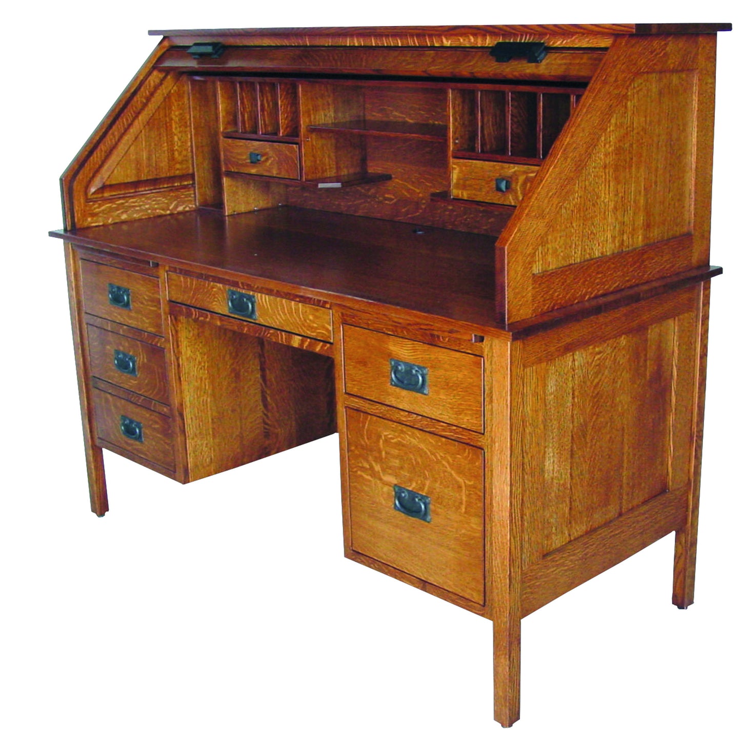 Post Mission Rolltop Desk