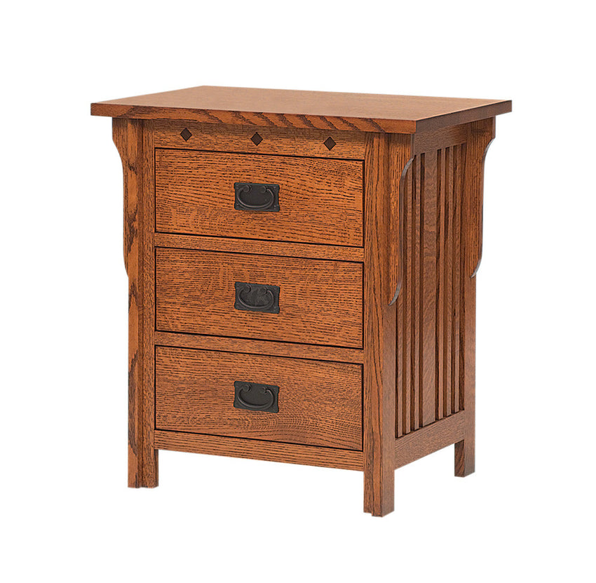 Royal Mission Open Slat Night stand, 1 Drawer