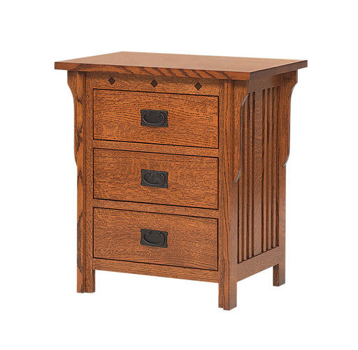 Royal Mission Nightstand, 3 Drawers