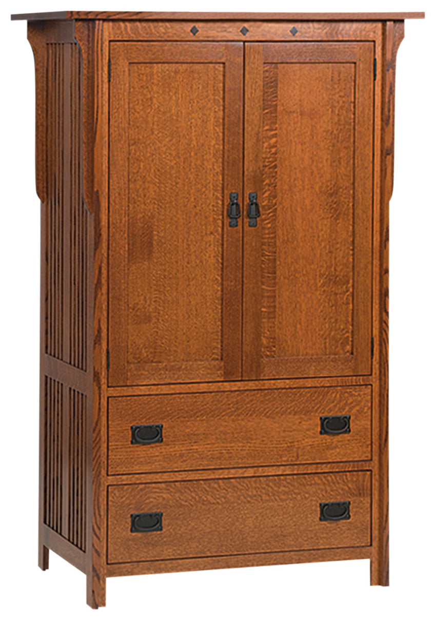 Royal Mission 1 pc. Armoire, 2 Drawers, 2 Doors